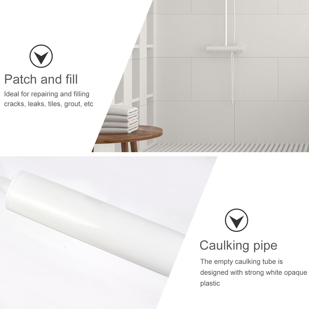 Empty Caulk Tubes 5Pcs Refilla - огляд і ціна Home Improvement Usa