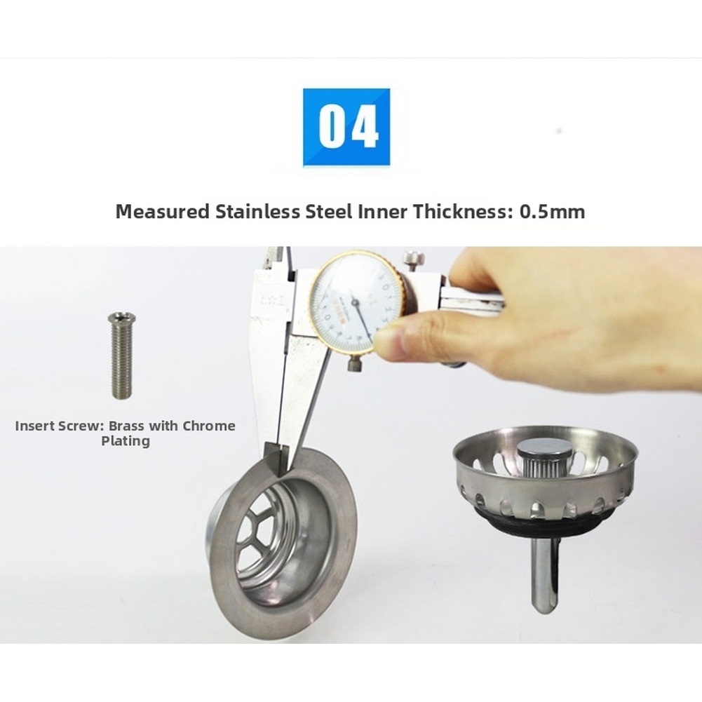 85mm Stainless Steel Kitchen S - огляд і ціна Sink Drain Strainer
