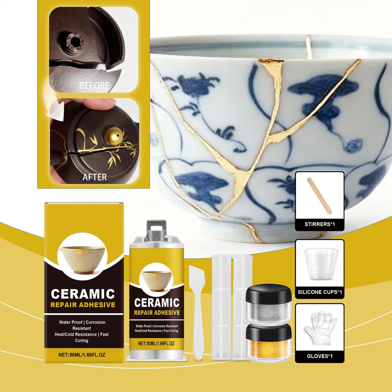 Japanese Kintsugi Ceramic Repa - огляд і ціна Tile Grout Repair