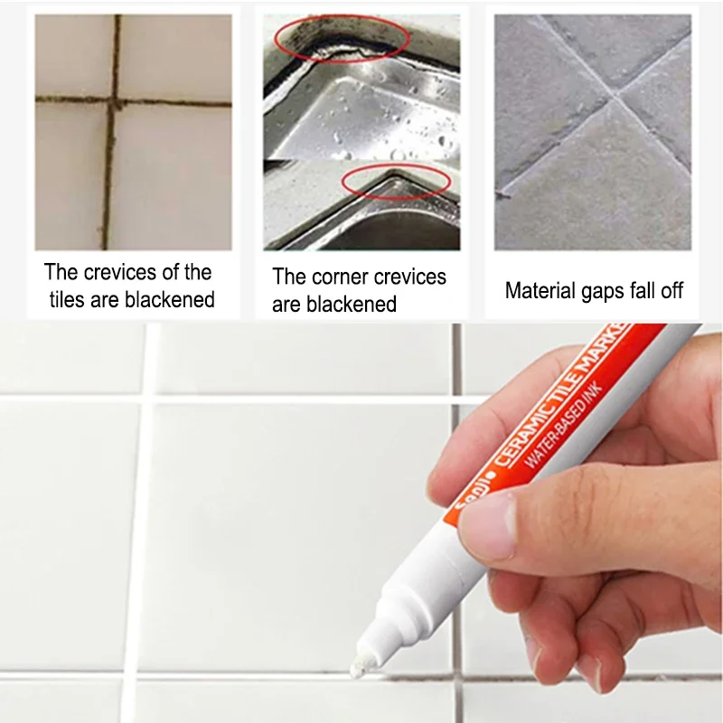 12 Color White Waterproof Tile - огляд і ціна Tile Grout Repair