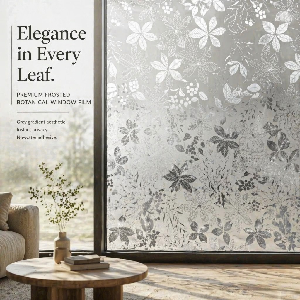 Watercolor Purple Floral Self- - огляд і ціна Window Insulation Film