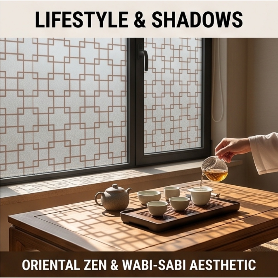 Oriental Lattice Square Printe - огляд і ціна Window Insulation Film