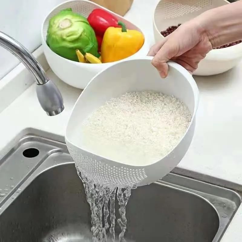 Rice Sieve Plastic Colander Ki - огляд і ціна Sink Drain Strainer