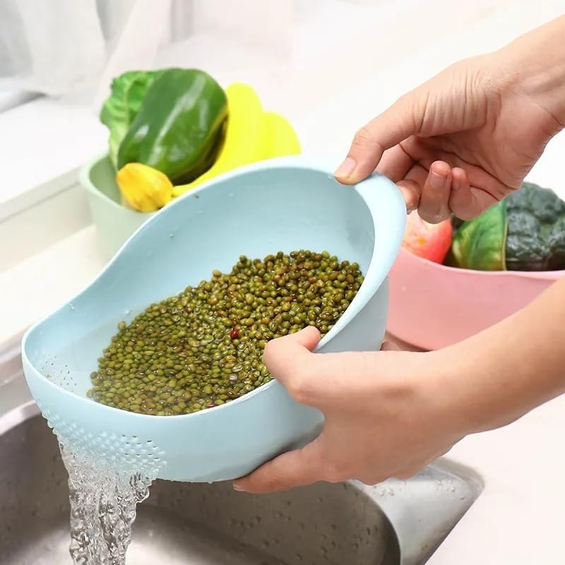 Rice Sieve Plastic Colander Ki - огляд і ціна Sink Drain Strainer