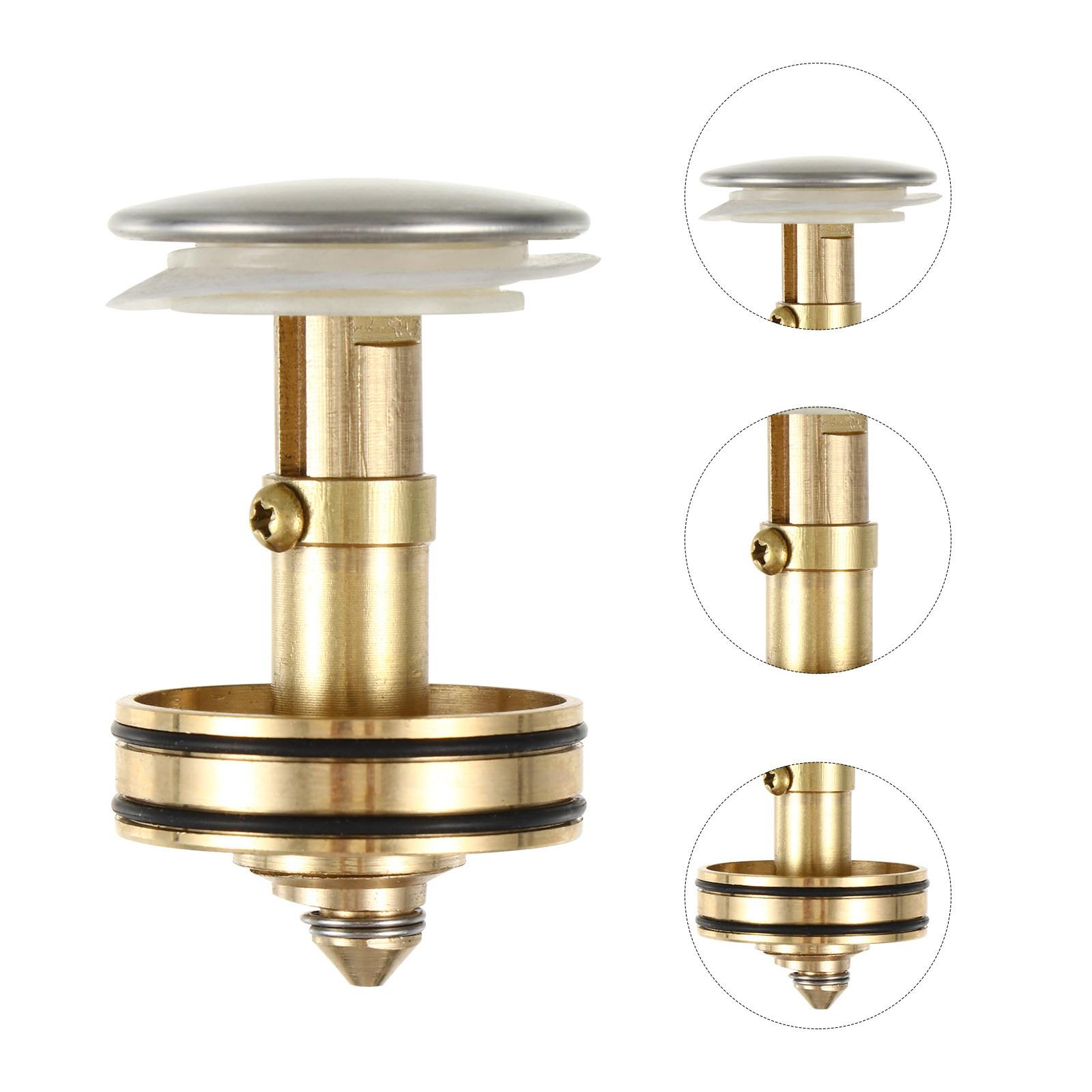 1Pcs Downpipe Button Bounce Dr - огляд і ціна Sink Drain Strainer