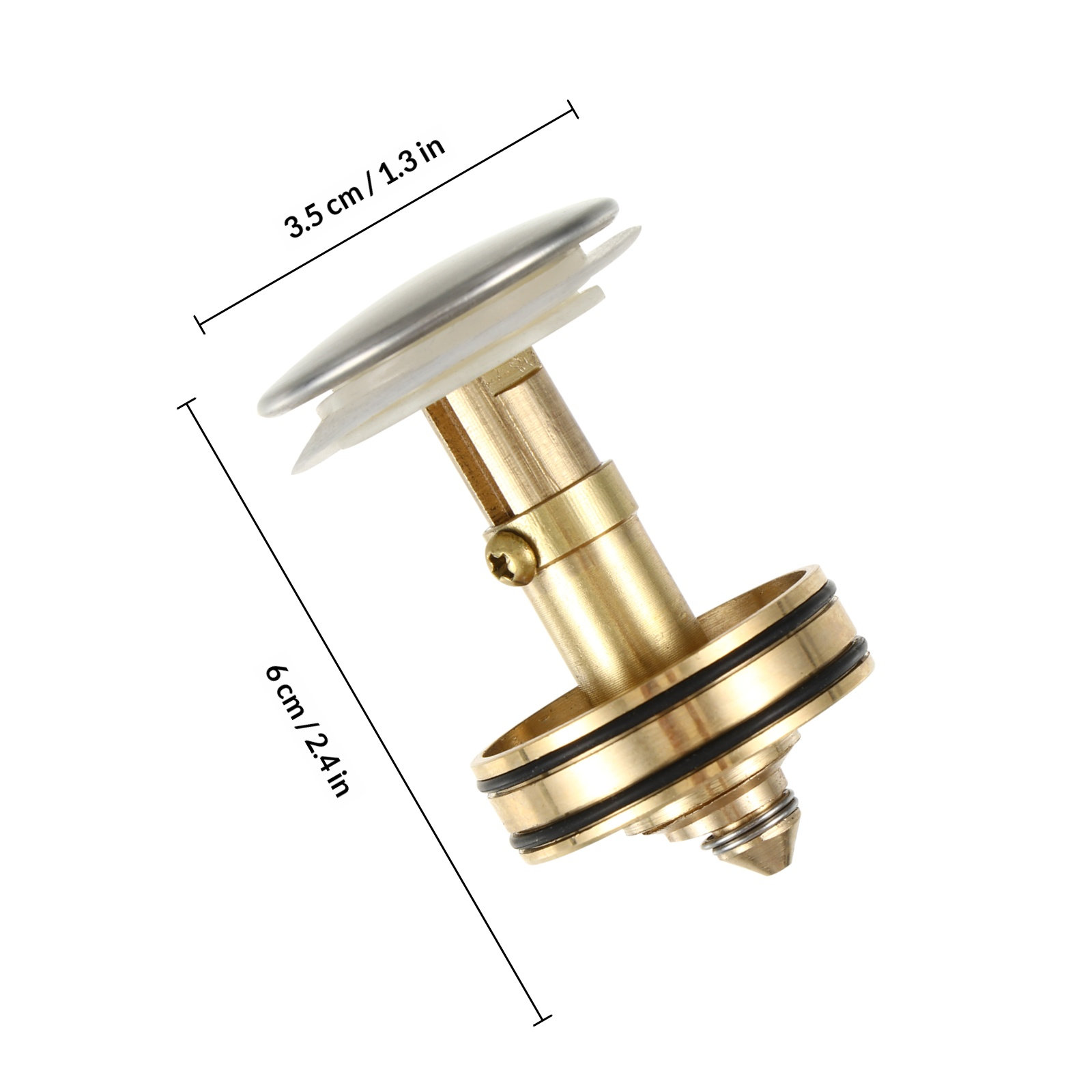 1Pcs Downpipe Button Bounce Dr - огляд і ціна Sink Drain Strainer
