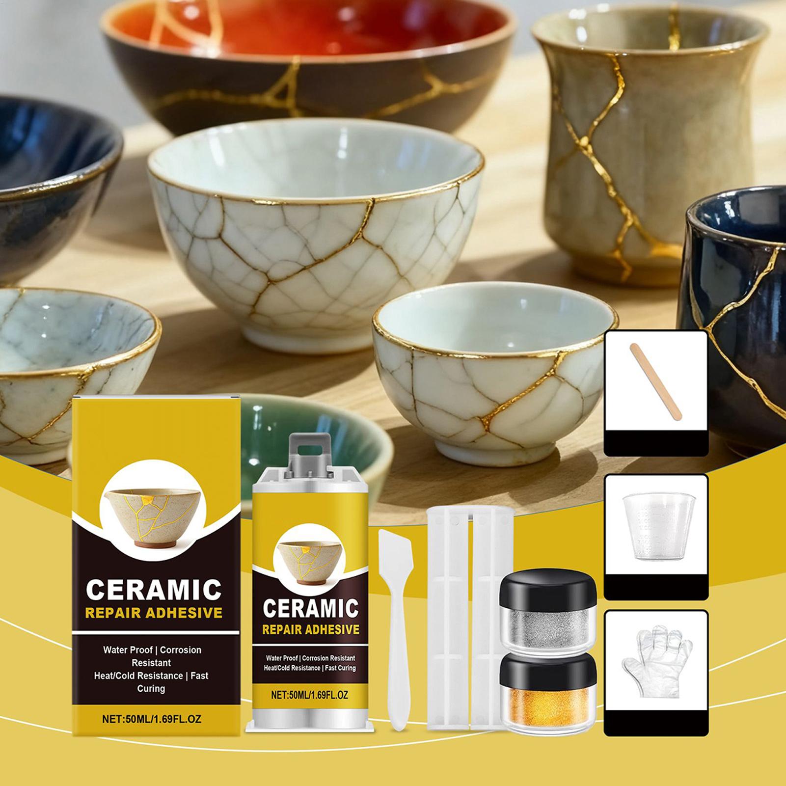 Japanese Kintsugi Ceramic Repa - огляд і ціна Tile Grout Repair