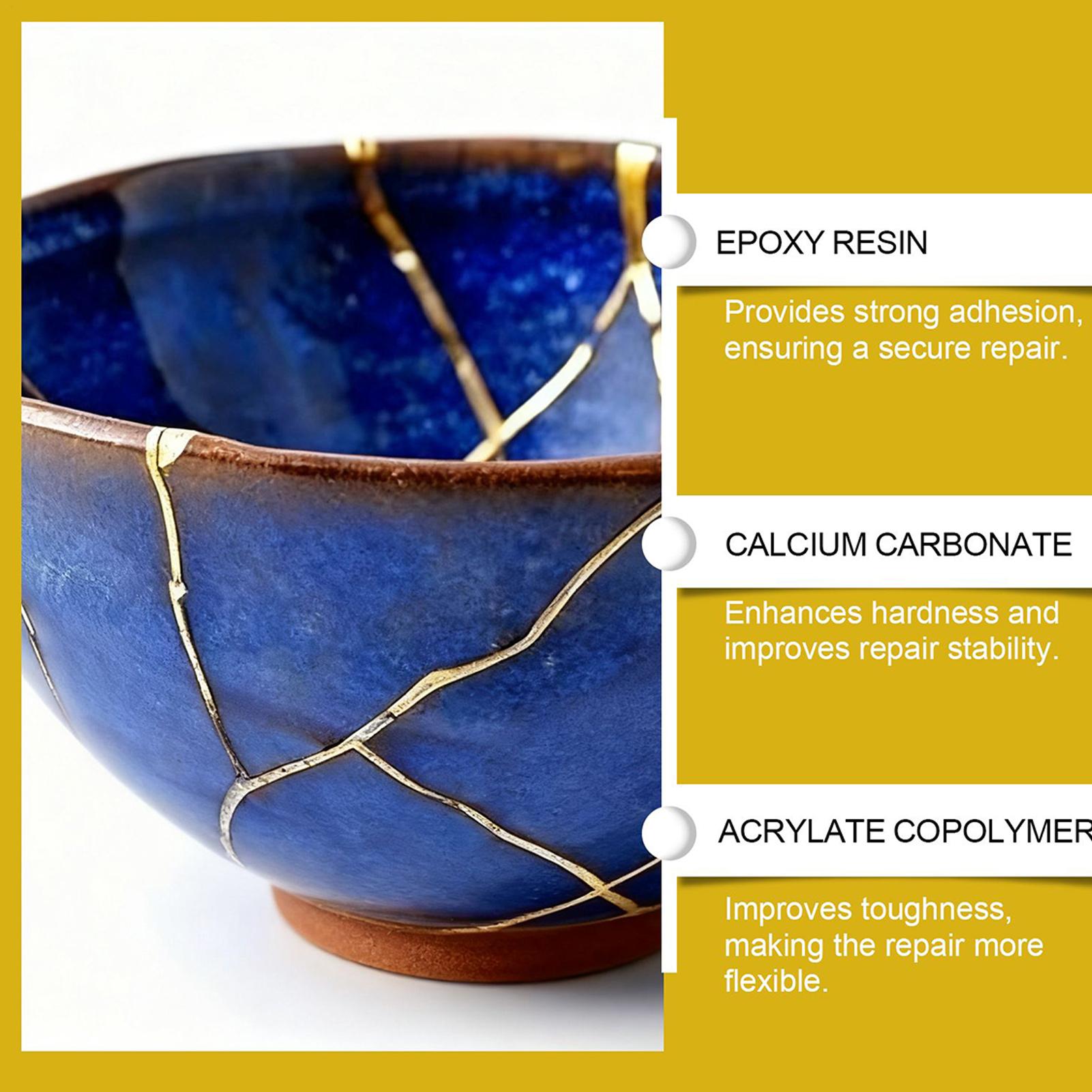 Japanese Kintsugi Ceramic Repa - огляд і ціна Tile Grout Repair