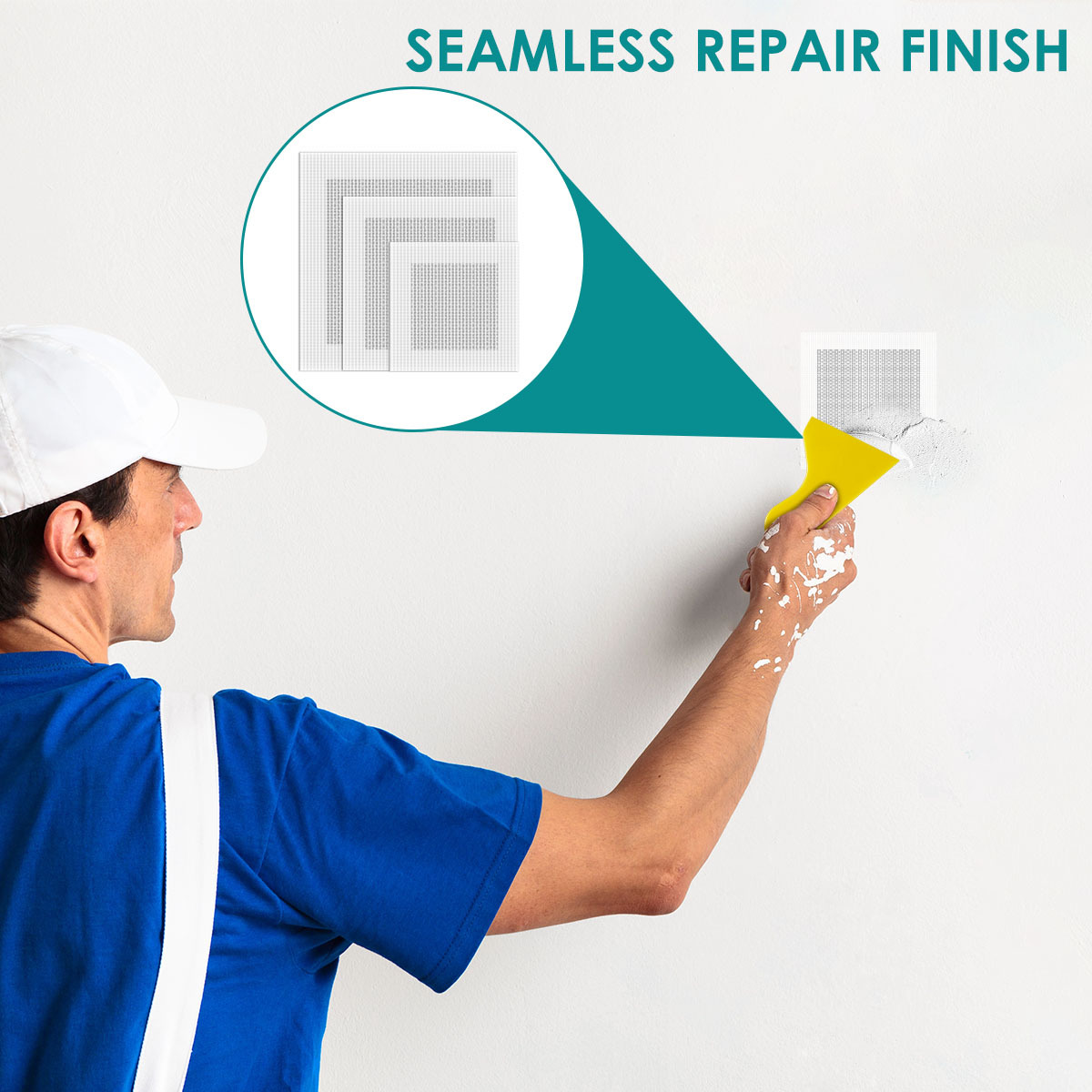 4Pcs/Set Mesh Wall Repair Patc - огляд і ціна Tile Grout Repair