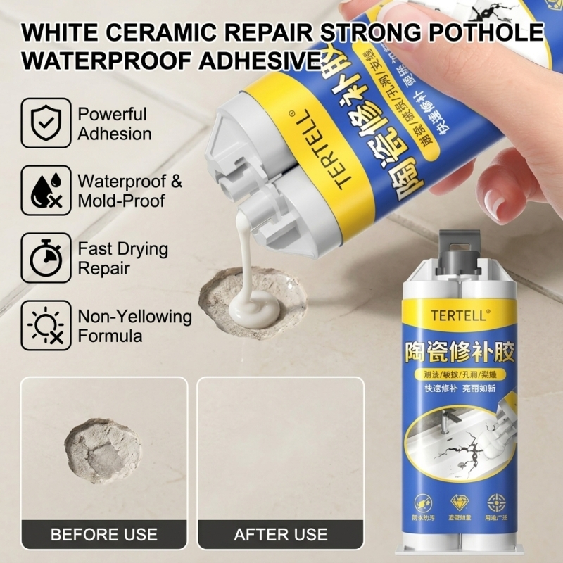 White Ceramic Crack Repair Adh - огляд і ціна Tile Grout Repair