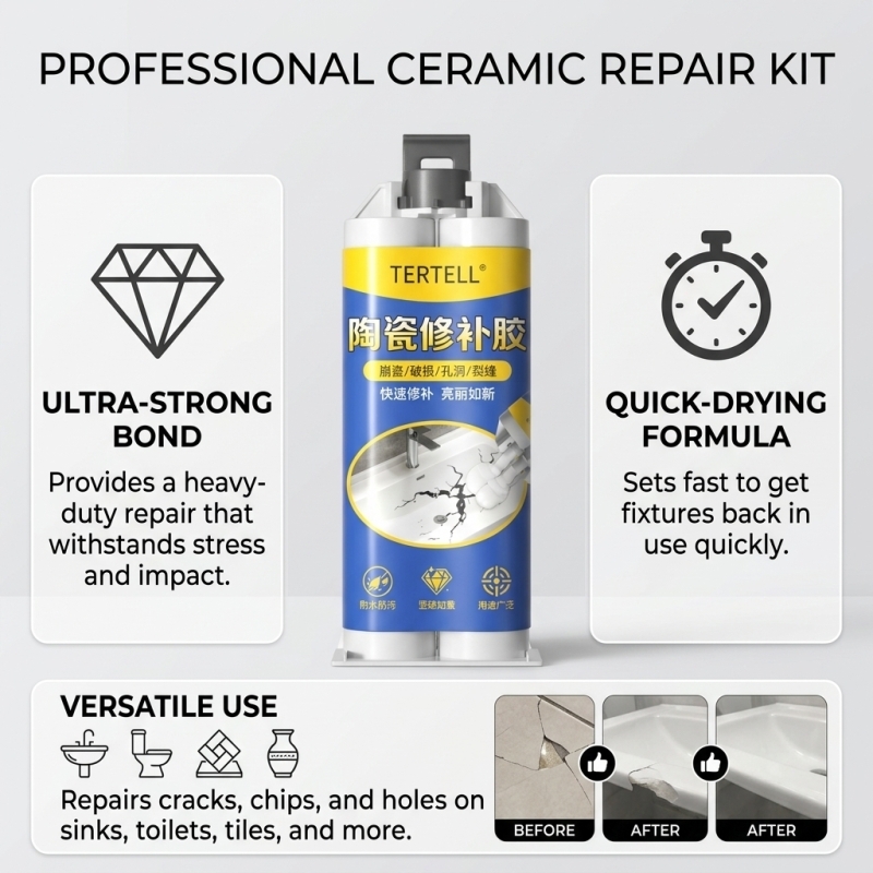 White Ceramic Crack Repair Adh - огляд і ціна Tile Grout Repair
